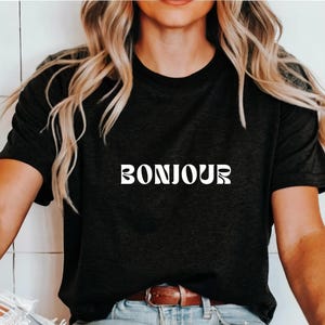 French Language Shirt Travel to Paris France Shirt French Souvenirs French Teacher Gifts World Traveller Shirt Parisian Style Aesthetic Tees