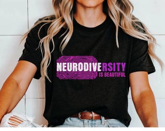 Neurodiversiteit Shirt Autisme Shirt Geestelijke gezondheid is belangrijk Shirt BCBA Shirt Autisme moeder Shirt Sped Teacher Gifts Celebrate Minds Psychology Tees