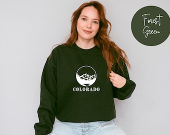 Colorado-sweater Aspen Shirt Boulder Shirt Colorado Reisshirt Camping Shirts Wandelen Oversized hoodie Colorado Shirt Ski Resort T-shirt
