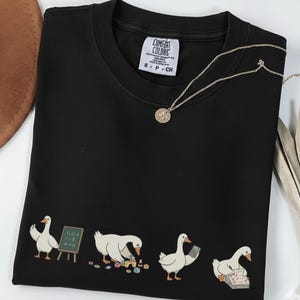 Funny Math Teacher Shirts Silly Teacher Goose TShirts Women Alegebra Geometry Mathematics Teacher Shirts Comfort Color® Stem Teacher Gifts