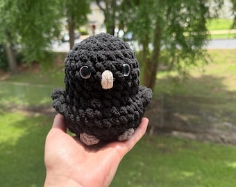 Raven Crochet Plushie