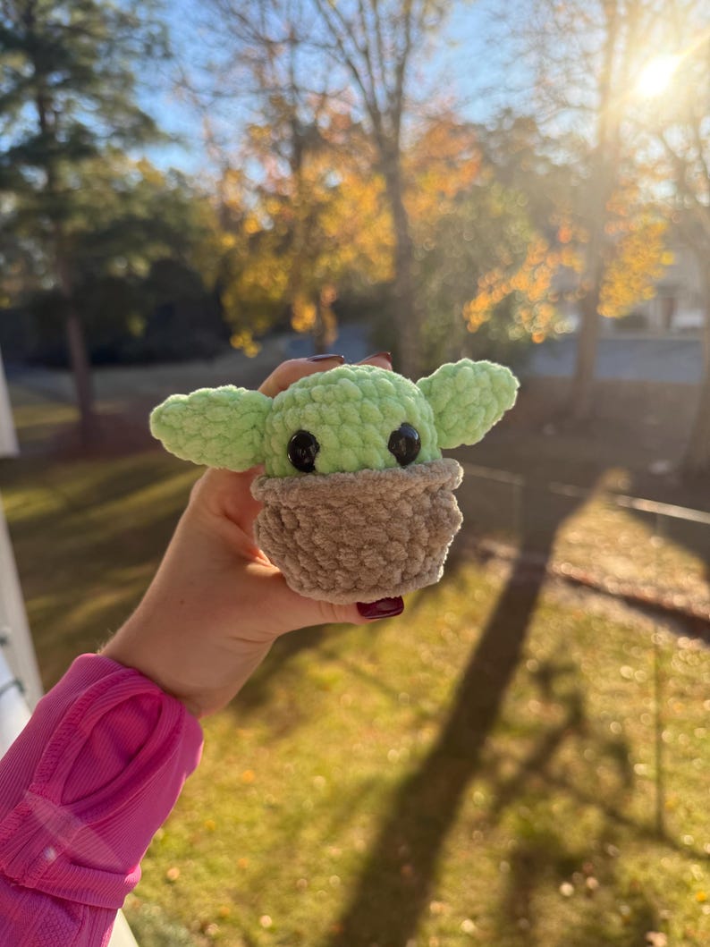 Grogu Baby Yoda Stuffed Plush image 1