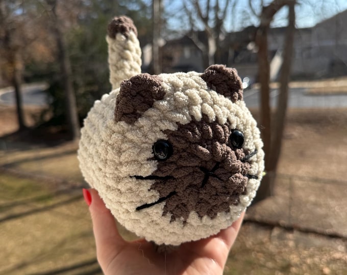 Crochet Loaf Cat Stuffed Animal Plushie