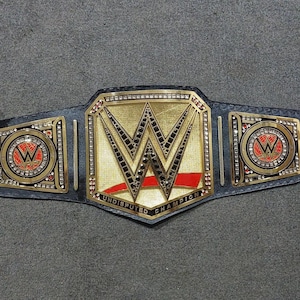 Undisputed Championship Replica Belt: Cowhide Leather & Brass Plates