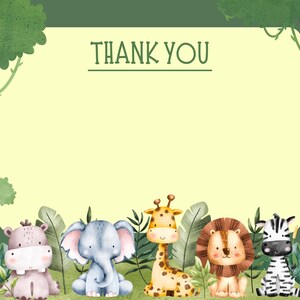 Doux remerciement Adorable carte d'anniversaire d'enfant pour les invités de la fête Enfants Occasion spéciale Célébration Gratitude Parents Garçon Fille