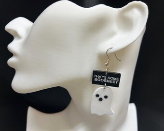 That’s Some BooSheet ghost earrings
