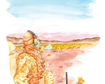 Olhando fixamente para o sol