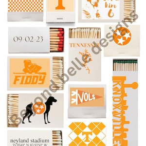 Custom College Matchbox Wall Decor PDF Printable