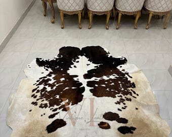 Handmade New Collection Cowhide Leather Rug Beautiful Home Decor Best For Luxury House Handmade Interior Floor Carpet Hair on Leather