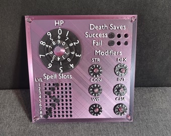 Dungeons and Dragons Stat Tracker STL File