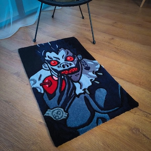 "Japan Anime ""Death Note"" Musterteppich, Kunstteppich, Trends Teppich für Wohnzimmer, Wohndekor Teppich, Teppich für Schlafzimmer Ästhetik, Teppichteppich."