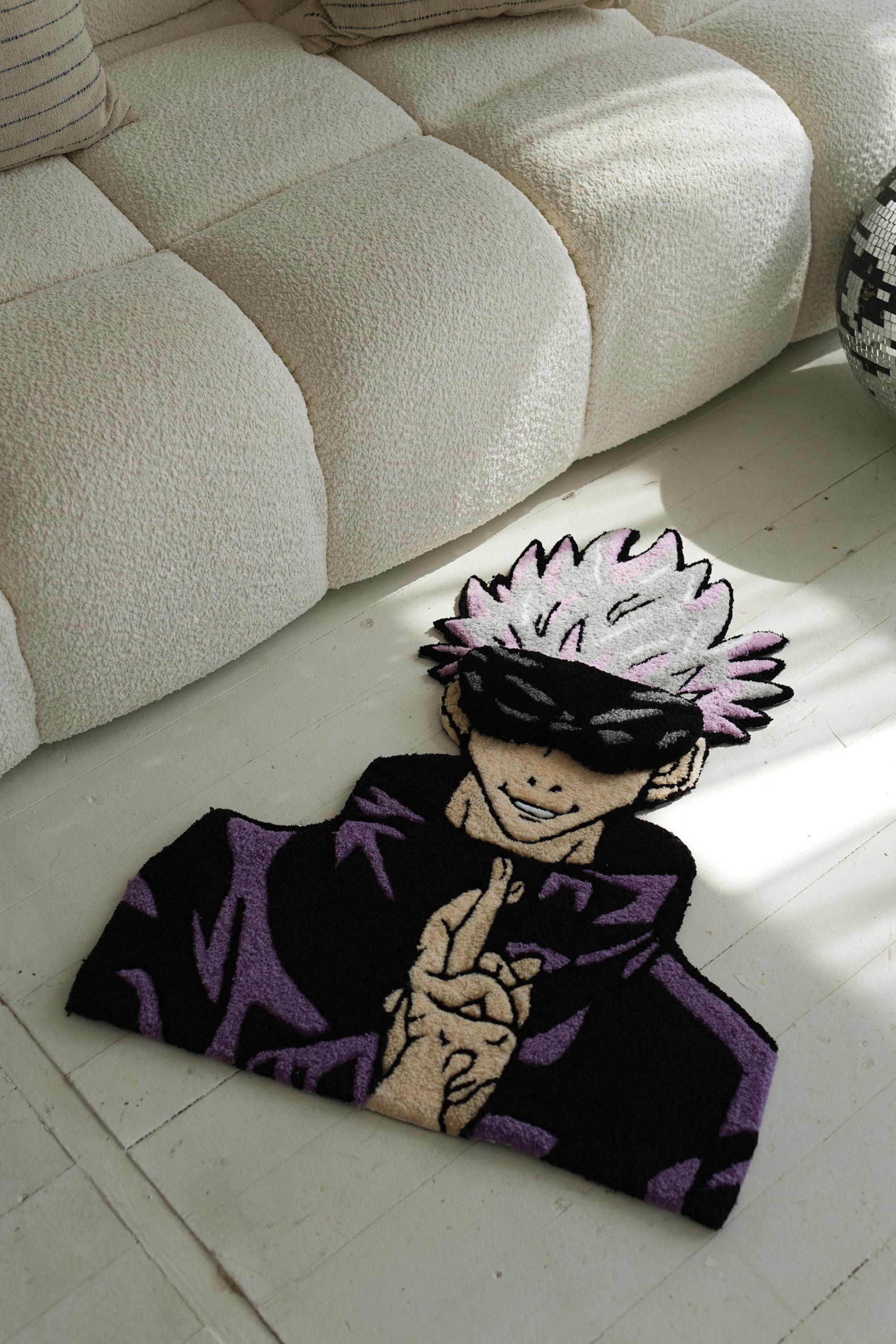 Gojo Satoru, Jujutsu Kaisen Anime Rug , Anime Carpet, Anime Art Rug ...