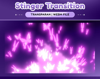 Lavender Dream Stream Transition – Cute Bunny Butterfly Lavender Room/Pastel Purple Kawaii Scene Change/Stinger Transition