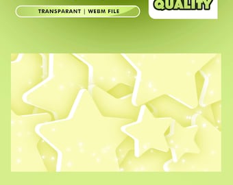 Enchanted Meadow Stinger Transition – Magical Green Grassland / Starry Night Animation / Animated WEBM Twitch OBS Transition