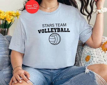 Custom Volleyball Team Name  Shirt, Volleyball Shirt, Volleyball Team Shirt, Custom Volleyball Player Name Shirt, Custom Volleyball Shirt