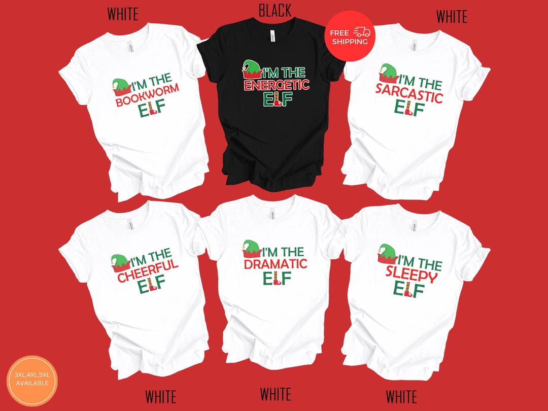 Elf Family Christmas Shirt, Matching Family Shirts, Christmas Gifts ...