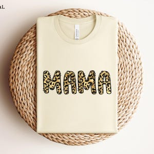 Leopard Mama Shirt,  Gift For Mom, Mama Shirt, Leopard Mama T-Shirt,  Mothers Day Gift, Mom Shirt, Retro Mama Shirt,