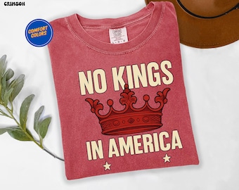 No Kings Day, No Kings In America Shirt, No Kings Since 1776 Shirt, Anti Trump Shirt, Political Activist Tee, Anti Trump Graphic,