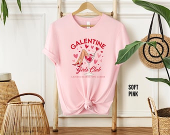 Galentine Girls Club Shirt,  Anti Valentines Day Shirt, Valentine Besties Shirt, Galentine Day Gift, Ladies Celebrating Ladies
