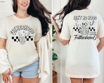 Fatherhood Shirt,  Retro Fathers Day Shirt Gift for Husband, Dad Shirt, Funny Skeleton Dad Shirt, First Time Dad Shirt,Cool Dad Club Shirt