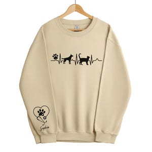 Custom Vet Tech Sweatshirt, Animal Doctor Sweater, Gift For Veterinarian, Personalized Vet Gifts, Vet Tech Sweater, Veterinarian Sweatshirt