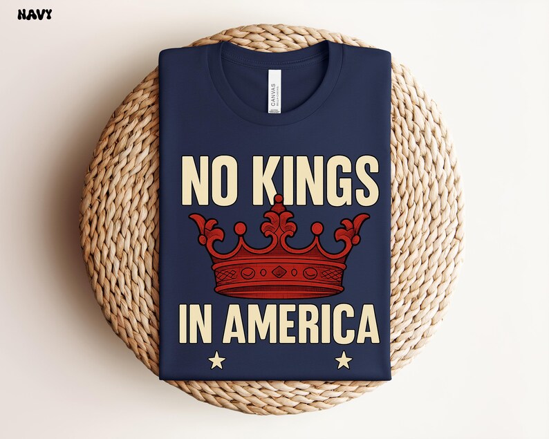 thumbnail image 2 of No Kings In America Since 1776 No Kings In America - America - T-Shirt... 2 of 12