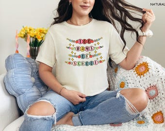 100 Days of School Shirt, School Shirt, Back To School Gift, Teacher Gift,100 Days of School Tee, 100th Day Of School Celebration,