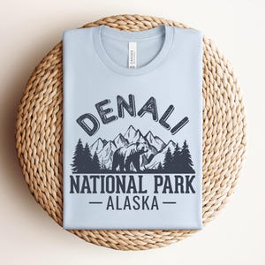 Denali National Park Shirt,  Alaska Camping Shirt, Alaska Shirt,National Park,Hiking Shirt, Travel Shirt, Camping Shirt, National Park Shirt