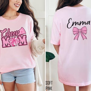 Cheer Mom Cheer Shirt, Mom Tee, Cheer Mom Gift, Custom Cheer Shirt ,Custom Name, Team Cheer Shirts, Cheer Shirt, Cheerleader Shirt