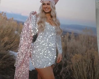 Sparkle Photo Gift - Glitter Photo Print -  Unique Keepsake