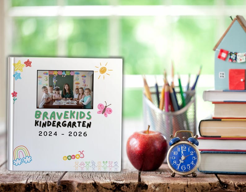 Personalized Graduation Photo Book, School Memory Album, Kindergarten ...