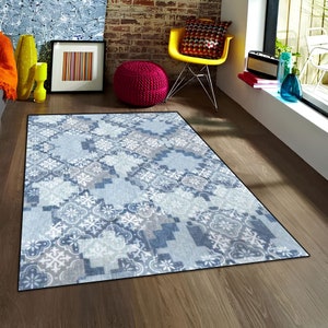 Scandinavian Decor Rug, Scandinavian Geometric Rug,Abstract Rug,Living Room Rug,Modern Decor Rug,Bohemian Nordic Rug,Housewarming Gift Rug