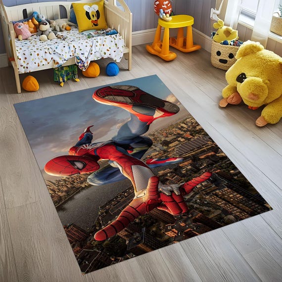 Spiderman Teppich: Rutschfester Teppich für das Kinderzimmer