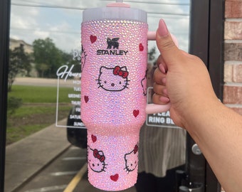 Blinged Kitty Stanley 40oz