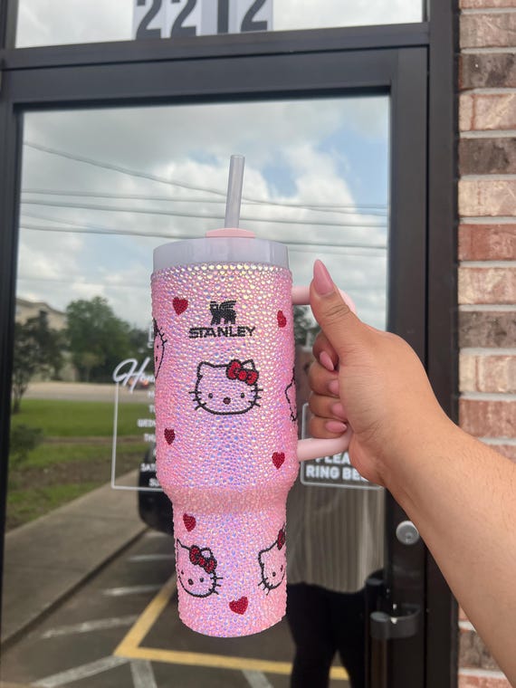 Blinged Kitty Stanley 40oz - Etsy