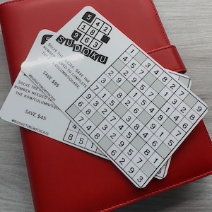 Sudoku Savings Challenege (Physical Product)
