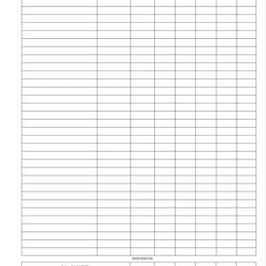 Cash Planning Sheet