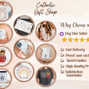 In My Catholic Teacher Era Sticker, Personalized Teacher Sticker, Catholic Teacher Sticker Catholic School Sticker Personalized Teacher Gift image 5