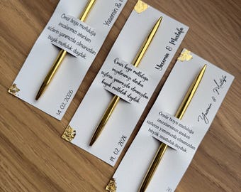 Ballpoint pen wedding favor | Nikah | Wedding