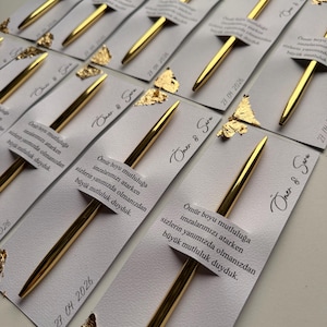 Ballpoint pen wedding favor | Nikah | Wedding image 12
