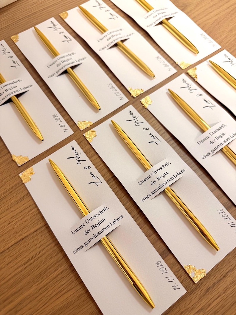 Ballpoint pen wedding favor | Nikah | Wedding image 5