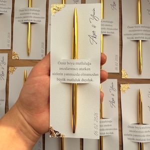 Ballpoint pen wedding favor | Nikah | Wedding image 10