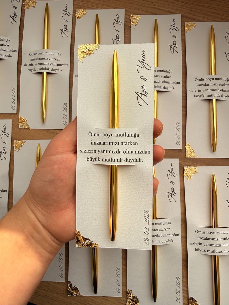 Ballpoint pen wedding favor | Nikah | Wedding image 10