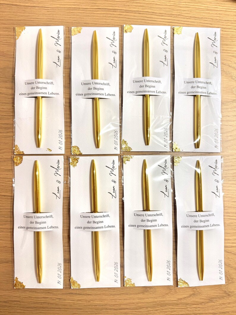 Ballpoint pen wedding favor | Nikah | Wedding image 11