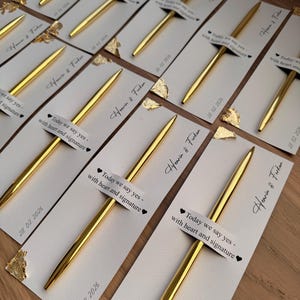 Ballpoint pen wedding favor | Nikah | Wedding image 4