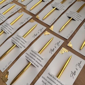 Ballpoint pen wedding favor | Nikah | Wedding image 6