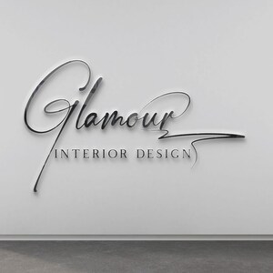 Custom Script Logo Design: Signature Business Logo Template - Etsy