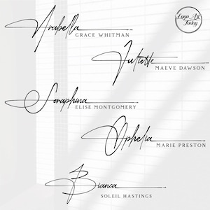 DIY Premade Logo, Signature Logo, Interior Logo, Realtor Logo,  Script Logo, Real Estate Signature Logo, Photography Logo, Handwriting logo,