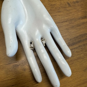 Vintage 80s 90s tiny enamel metal earrings USA jet fighter plane air show earrings