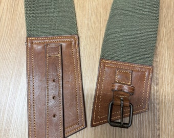 Ceinture Vintage ACCESSOCRAFT En Or Métal Extensible - Taille XS - Années 80